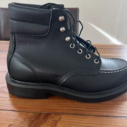 Men Red Wing Super sole  Black Boots 