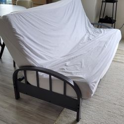 Metal Futon Frame With Mattress