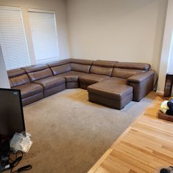 Lether Couch From Macy's 