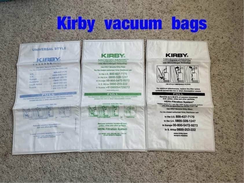 Kirby  vacuum  bags   -   $8  each