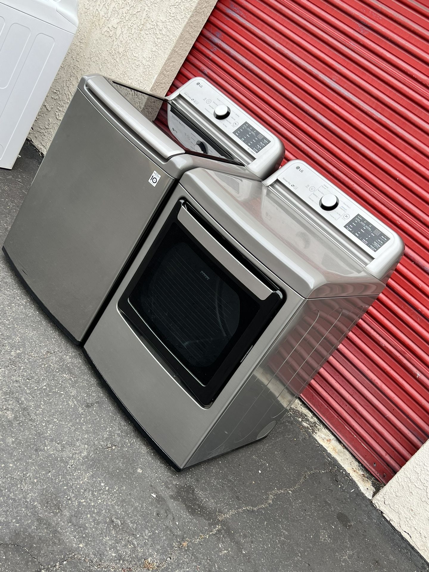 LG Washer And Dryer Set Gas