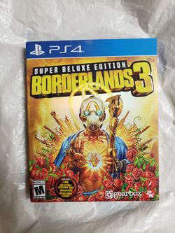 PS4 Borderlands 3 Super Delux Edition Great Condition