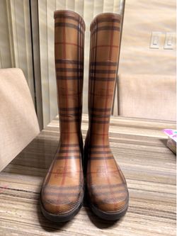 Burberry Plaid Rainboots