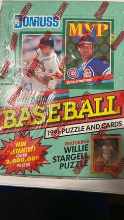 1991 Donruss Baseball Series 1 Box – Original Shrink Wrap – 36 Packs