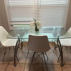 dining room and coffee table