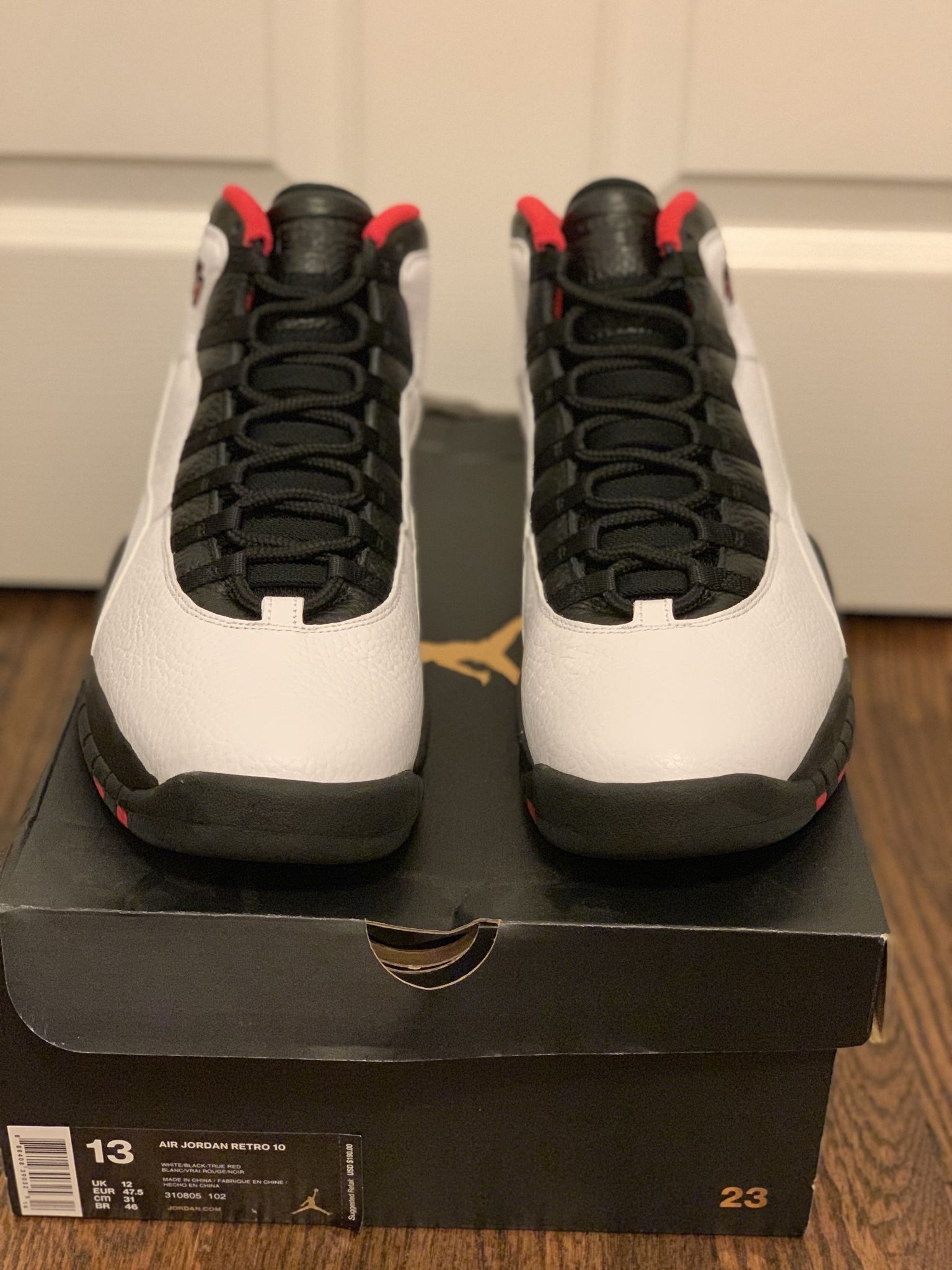 Nike Air Jordan 10 Retro “Double Nickel” men’s sneakers sz 13 w plastic box Air Jordan 10 Double Nickel main image 2