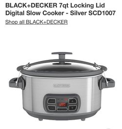 Digital Slow Cooker - 7qt - Black and Decker