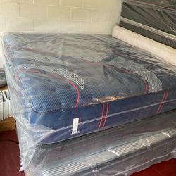 King Size Mattress 15” Sealy Posturepedic Elite Brenham II Medium Direct From Factory, Sealed in Plastic Ready for Same-Day Delivery 🚚