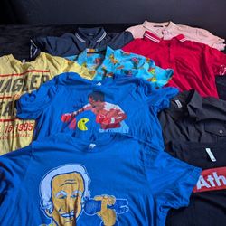 Various Graphic T-Shirts And Polos