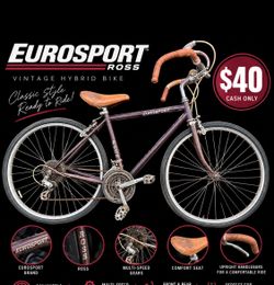 Eurosport Ross vintage bike
