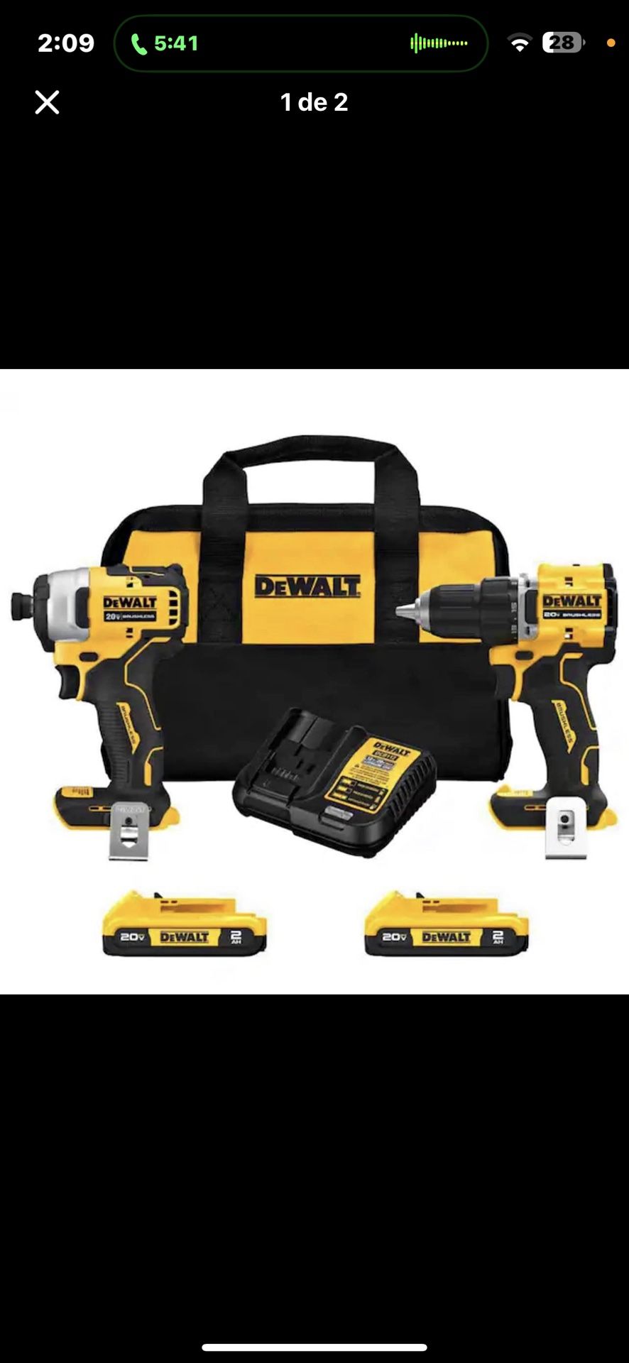 Kit Dewalt 200 con Delyvery Incluido