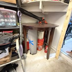 Small Circular Tall Dining Table 