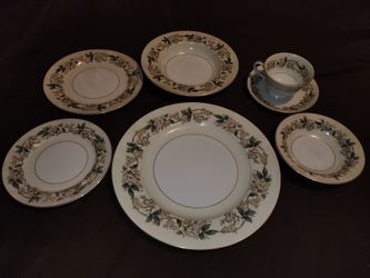 Vintage Noritake 5020 “White Rose” 1940 Pre-WWII