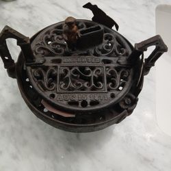 Cast Metal Horse Bank 1872 Antique