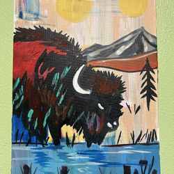 Corbellic Studio 16x12 Canvas Painting 