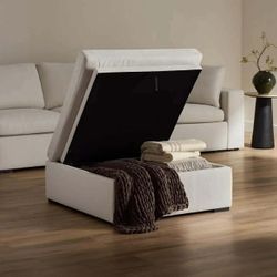 Silk&Snow Aire Storage Ottoman