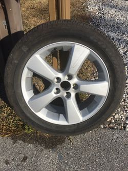 Goodyear eagle RA S 18 inch tire and rim