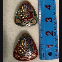 NV.  CLOISONNÉ BROOCH. DUBLIN IRELAND.$22.00 EACH