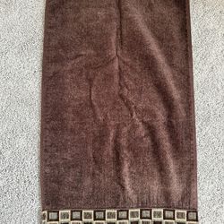 Brown Bathroom Hand Towel