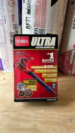 Toro ultra electric blower vac