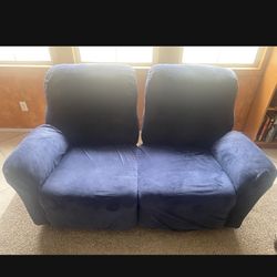 Free Reclining Couch And Couch Cover 