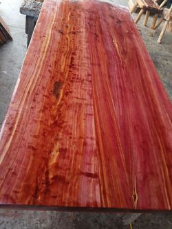 Live Edge Cedar Wood Slab Table Top