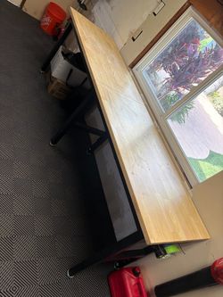 Work Bench / Desk / Table 8' Wide x 2' Deep x 32" Tall