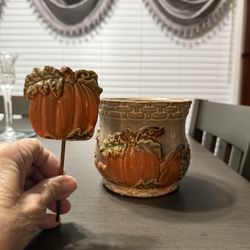 THANKSGIVING FLOWER POT