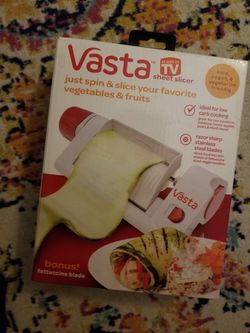 Vasta Vegetable & Fruit Sheet Slicer - Brand New In Box (As Seen on TV)