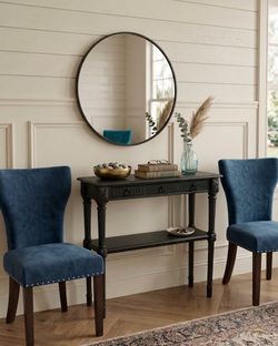 Entryway console table & (2) accent chairs- delivery available