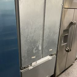 Thermador 36 Inch Panel Ready Built In French Door Refrigerator