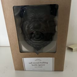 Pottery Barn Wall Mount Bulldog Bottle Openers Group Of 5