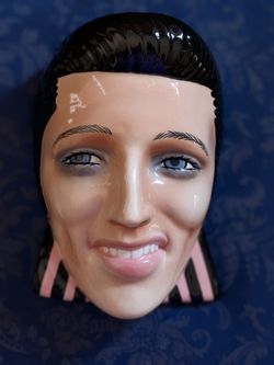 Elvis Presley wall Mask by Clay Art San Francisco CA USA