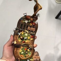 Handmade Doll With Natural Plant Materials