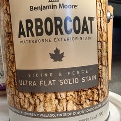 Benjamin Moore Arborcoat Semi-Transparent Tintable Flat Red Tint Base Waterborne Stain 1 gal