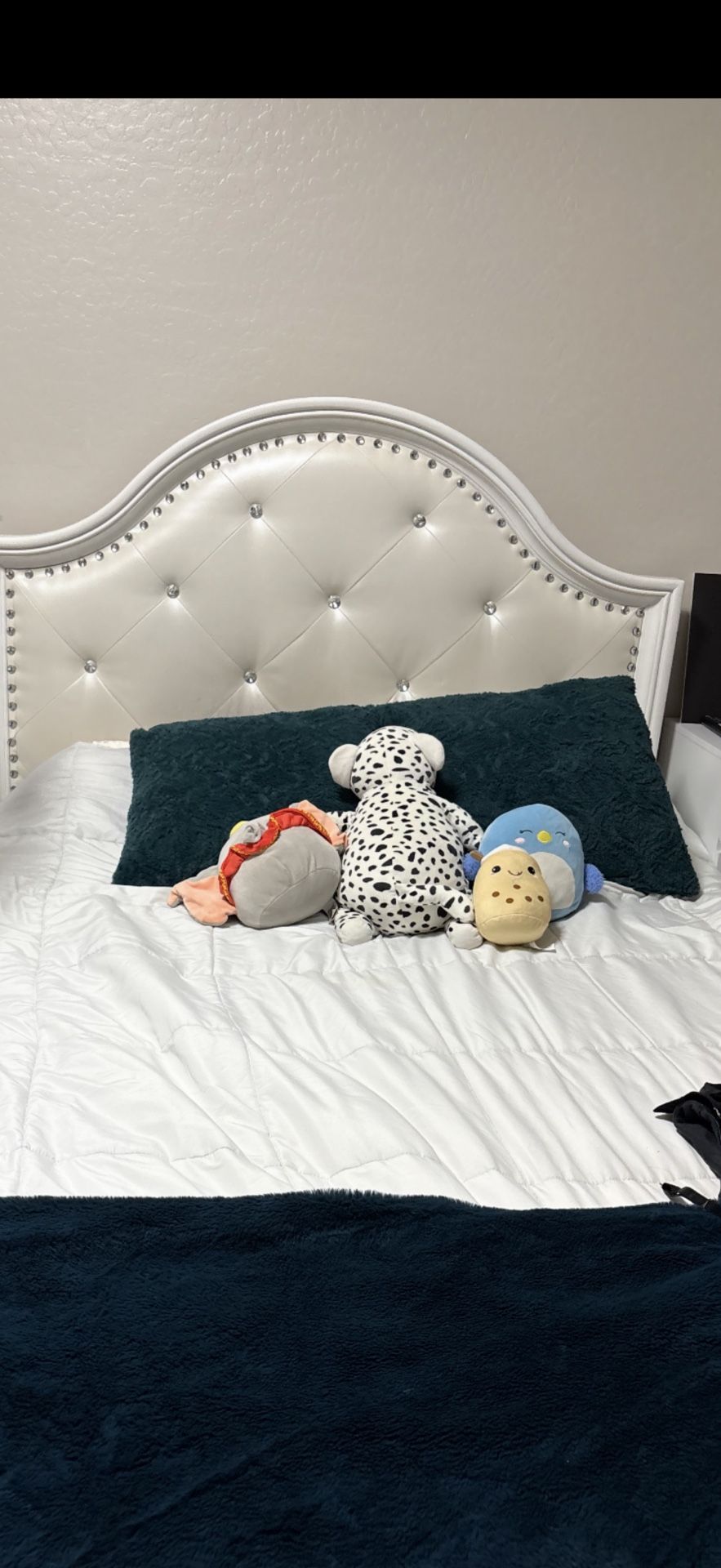 BED FRAME AND MATTRESS SET FULL SIZE. USED 