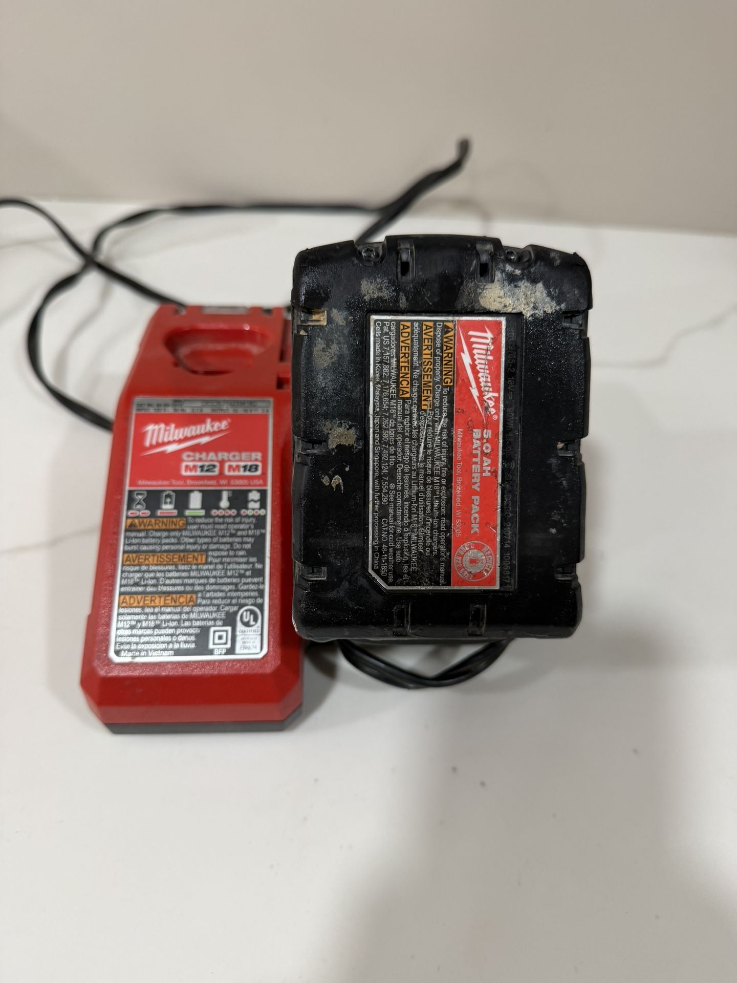 Milwaukee M18 18-Volt Lithium-Ion XC Starter Kit with one 5.0Ah Battery and Charger