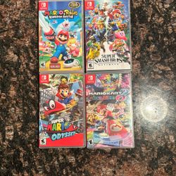 Nintendo Switch Mario Games All 4! 