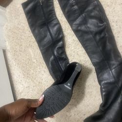 Genuine Leather Boots For Skinny Legs