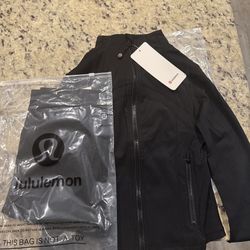 Lululemon Nulu Define Jacket and Leggings Set Black, Size 6