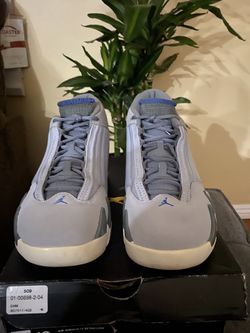 Nike Air Jordan 14 retro “ Wolf Grey “ Sz 10.5