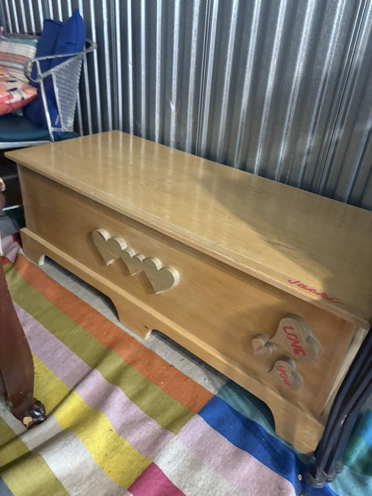 Wooden Toy Chest