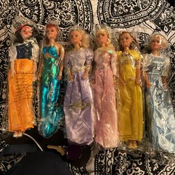 2009 Vintage Disney Princess Six Piece Set