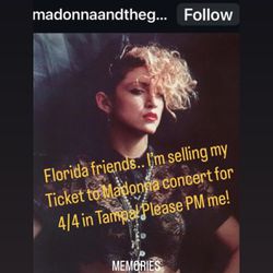 Madonna 4/4, Amalie Arena, Tampa 