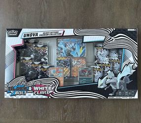 Pokemon TCG Scarlet & Violet Unova Heavy Hitters Premium Collection (Black Bolt & White Flare)