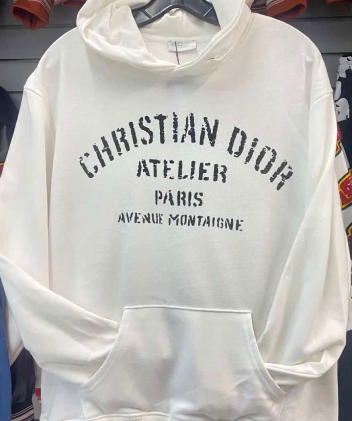 DIOR white Hoodie
