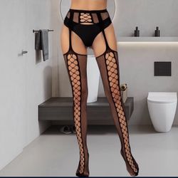 🔥 Sexy Fishnet Stockings – Built-In Garter – One Size Fits All 🔥 $20ea.