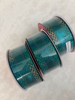 Brand new gorgeous turquoise ribbons