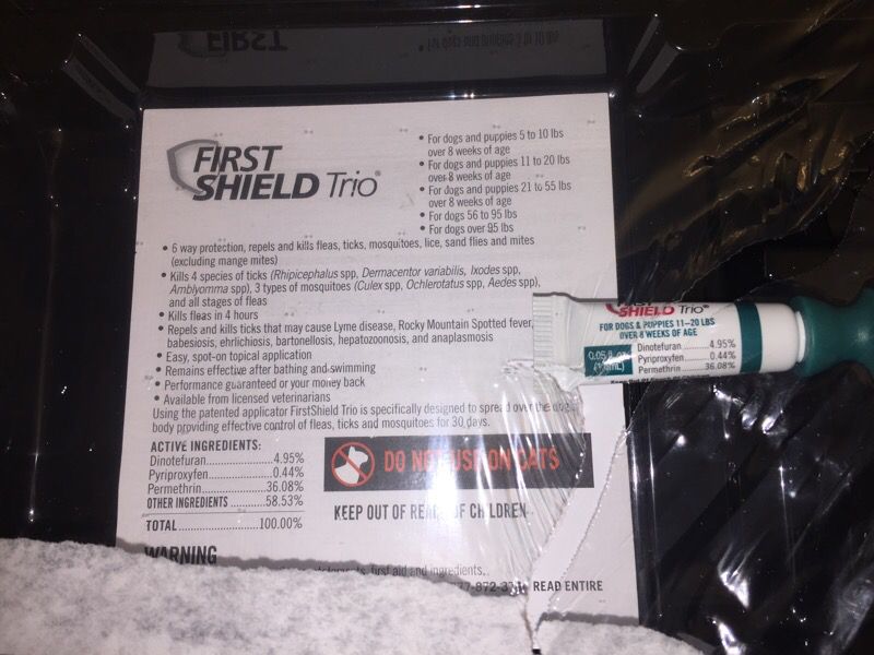 First shield trio 3 months supply