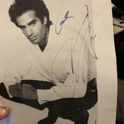 David Copperfield autograph